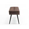 Stylová lavice Boutique 100cm hnědá