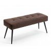 Stylová lavice Boutique 100cm hnědá