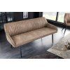 Stylová čalouněná lavice Turin 160cm taupe