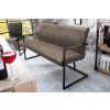 Stylová retro lavice Imperial 160cm taupe