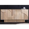 Designový příborník Circle Deco 170cm mango bílé
