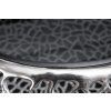 Designový konferenční stolek Spin 40cm stříbrný