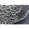 Designový konferenční stolek Spin 40cm stříbrný