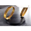 Moderní stolek Rings Gold zlatý design