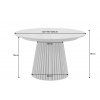 Designový rozkládací jídelní stůl Valle 120-160-200cm dub