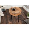 Masivní stolek Pure Nature 35 cm přírodní dřevo