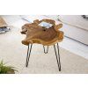 Příruční stolek Wild Teak 50 cm masiv teak dřevo