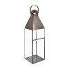 Velůká lucerna do tvaru obdélníku z bronzu