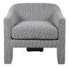 Designové čalouněné křeslo Comfy šedé