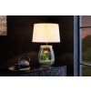 Stolní lampa Classico s čirým skleněným tělem