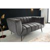 Designová pohovka Noblesse 165 cm šedý samet