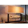 tolní lampa Rousalia disponuje elegantním béžovým stínítkem