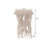 Designový příruční stolek Drift 60 cm robustní konstrukce