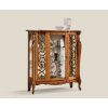 Zámecká nízká vitrína Rose z masivního dřeva - barva EM15