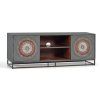 Luxusní TV stolek Wood Mandala 150 cm masiv mango