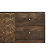 96244 6 Designový příborník zlaté kovové detaily