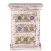Designový Vintage noční stolek Bakhra 60cm - Vintage