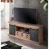 Elegantní TV stolek Industrial Gin z mangového dřeva