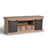 Designový TV stolek Industrial Gin 150 cm s kovem
