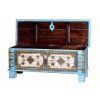 Vintage dřevěná truhla Macue Blue 116cm mango