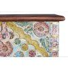 Vintage dřevěná truhla Bakhra Tyrkys 80cm mango