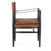 Designová kožená židle Noa 80cm-industrial