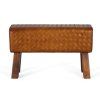 Designová lavice Colette 78cm- kožená