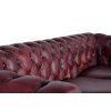 Elegantní Chesterfield pohovka Vivian kožená