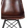 Kožená židle Arabella 83cm - industriální