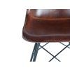 Kožená židle Arabella 83cm - industriální