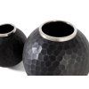 Set 3 dekorativních váz Mirabela 25cm-hliník