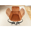 Elegantní židle s otočným mechanismem 180°