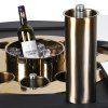Detail na skrytý minibar stylového konferenčního stolku