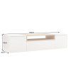 Elegantní závěsný TV stolek Syrakus moderní design