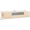 Závěsný TV stolek Syrakus 150 cm skandinávský styl