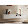 Moderní TV stolek Syrakus 200 cm White Natural