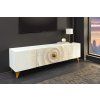 Designová TV komoda Aurelius 180 cm bílé mango