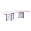 Elegantní jídelní stůl v barevném provedení Nómada, Rosa