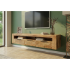 Designový závěsný TV stolek Simeone 160 cm mango
