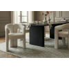 Stylová jídelní židle Archie creme white